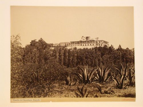 View of the Castillo de Chapultepec, Mexico City, Mexico
