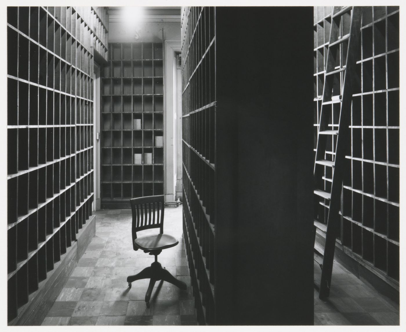 View of cabinet room, third floor, Old City Hall, Boston, Massachusetts, United States