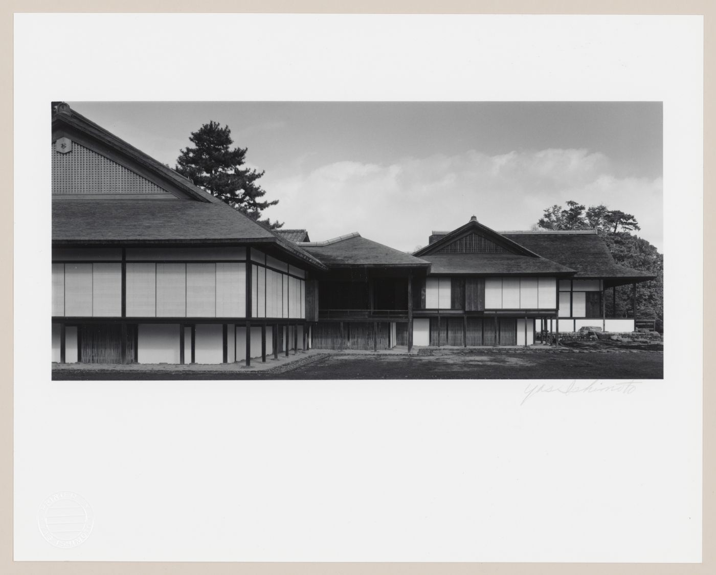 View of the Shoin complex showing the Old Shoin, the Middle Shoin and the New Palace (also known as the New Goten), Katsura Rikyu (also known as Katsura Imperial Villa), Kyoto, Japan