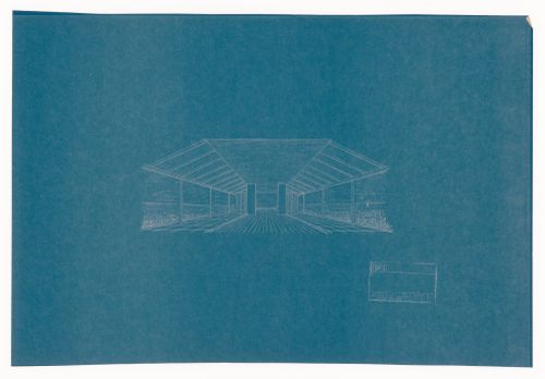 Perspective drawing for Casa en el campo, Partido de General Pueyrredón, Argentina