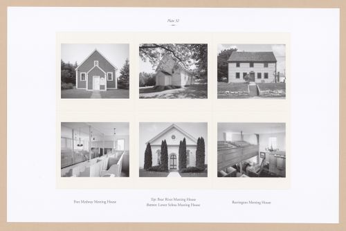 Plate 52: Meeting Houses, from the portfolio, A Nova Scotia Archive