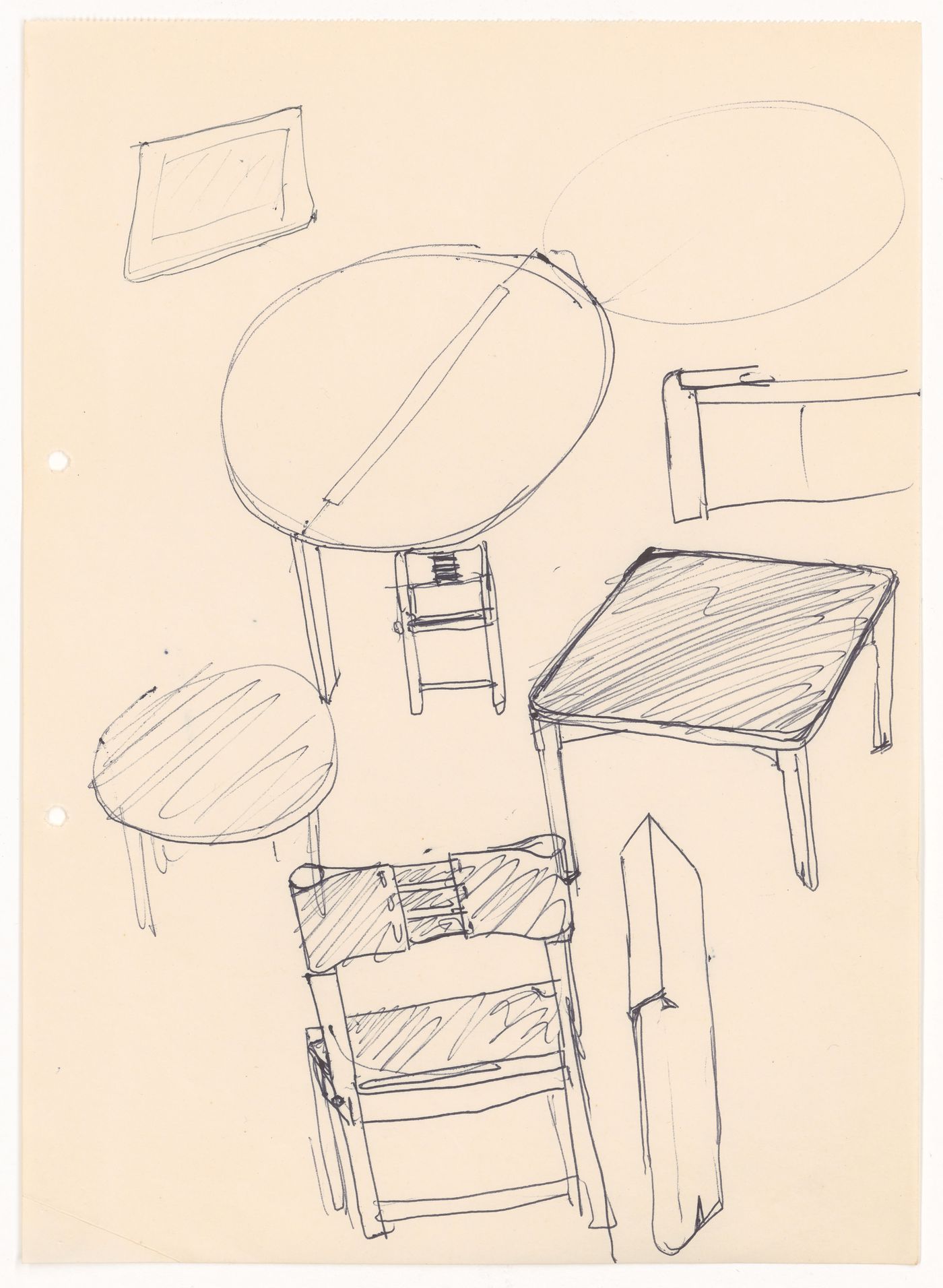 Sketch for Casa de chá, Restaurante da Boa Nova, Leça da Palmeira