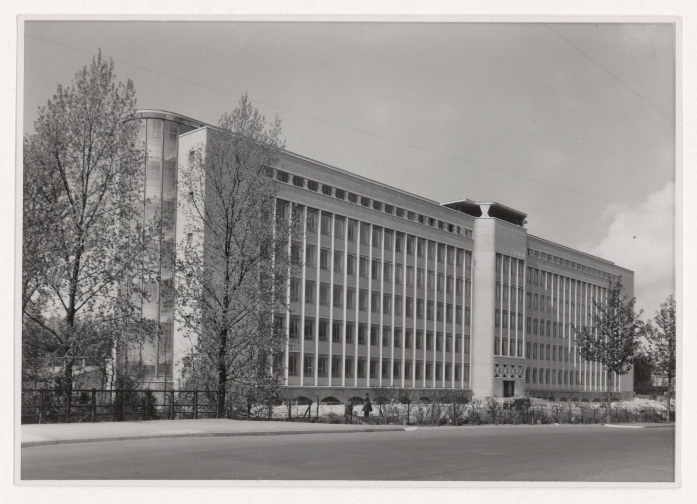 View of the principal façade of the Shell Building, The Hague, Netherlands