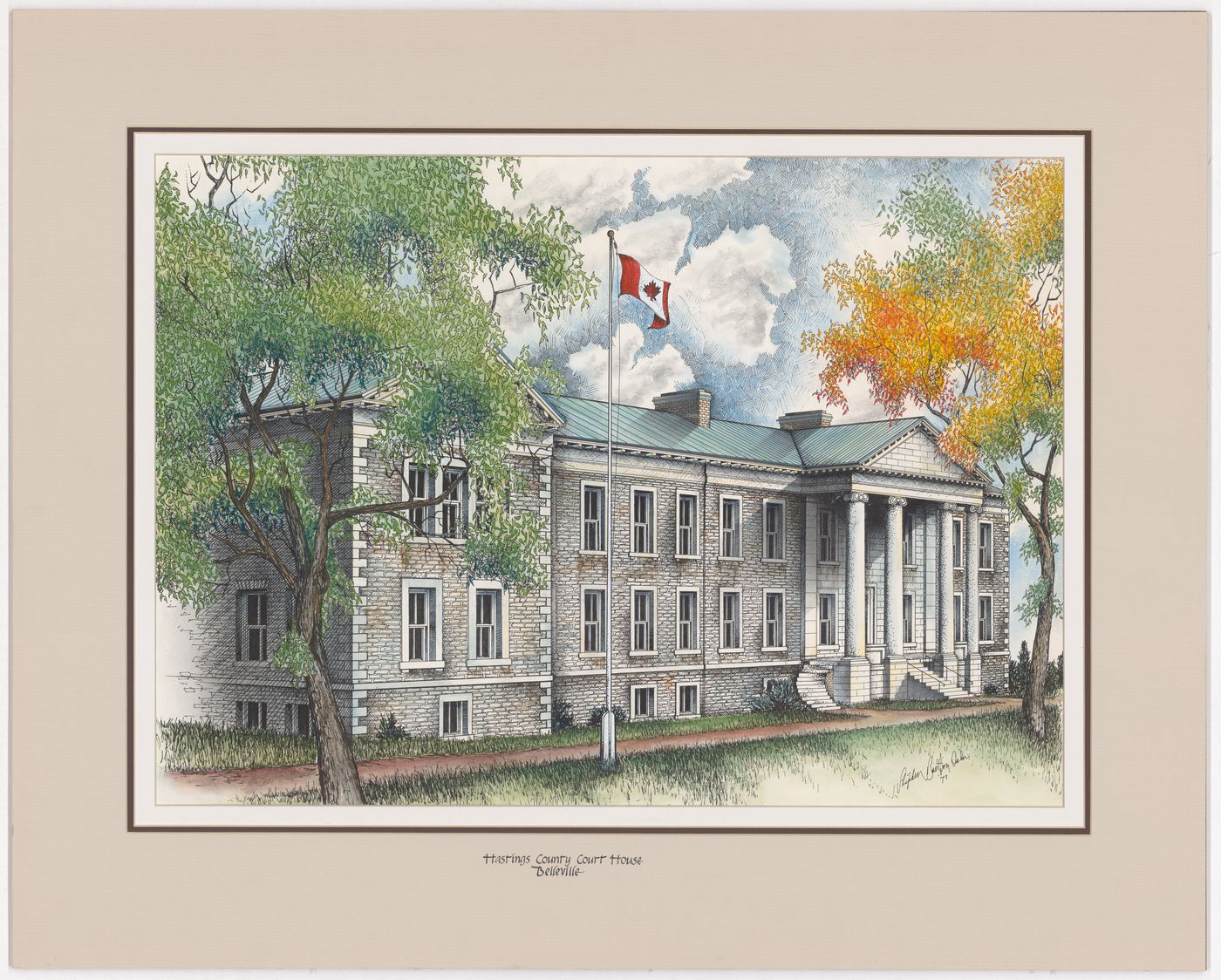 Hastings County Court House, Belleville, from Court Houses in Ontario
