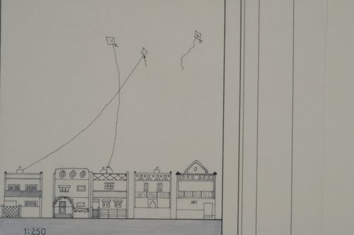 Elevation for the Aranya Housing Project, Indore, India