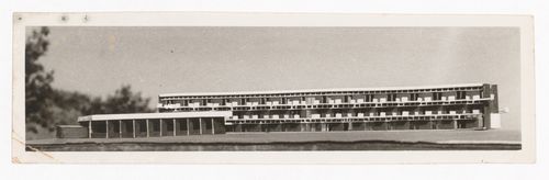 Photograph of a model for the Punjab Agricultural University, in Ludhiana, India