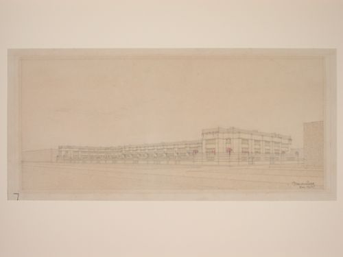 Perspective for a housing estate, Rotterdam, Netherlands