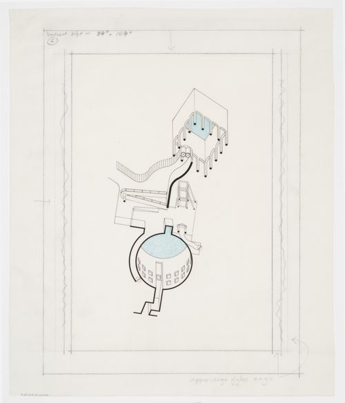 Nordrhein-Westfalen Museum, Dusseldorf, Germany: up axonometric