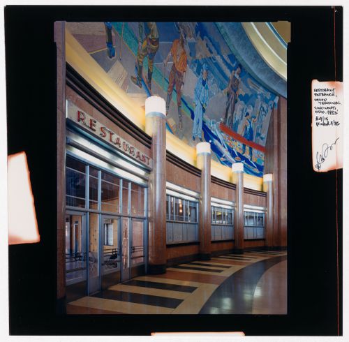 Restaurant entrance, Union Terminal, Cincinnati, Ohio