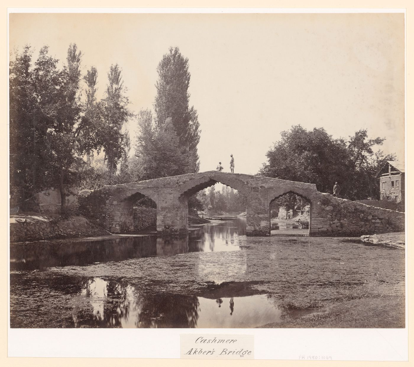 View of a stone bridge, Srinagar, India