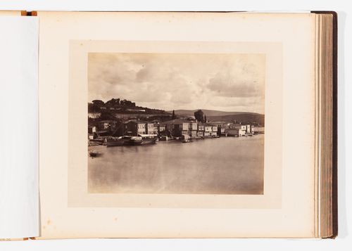 View of yalis on the Bosporus, Constantinople (now Istanbul), Ottoman Empire (now in Turkey)