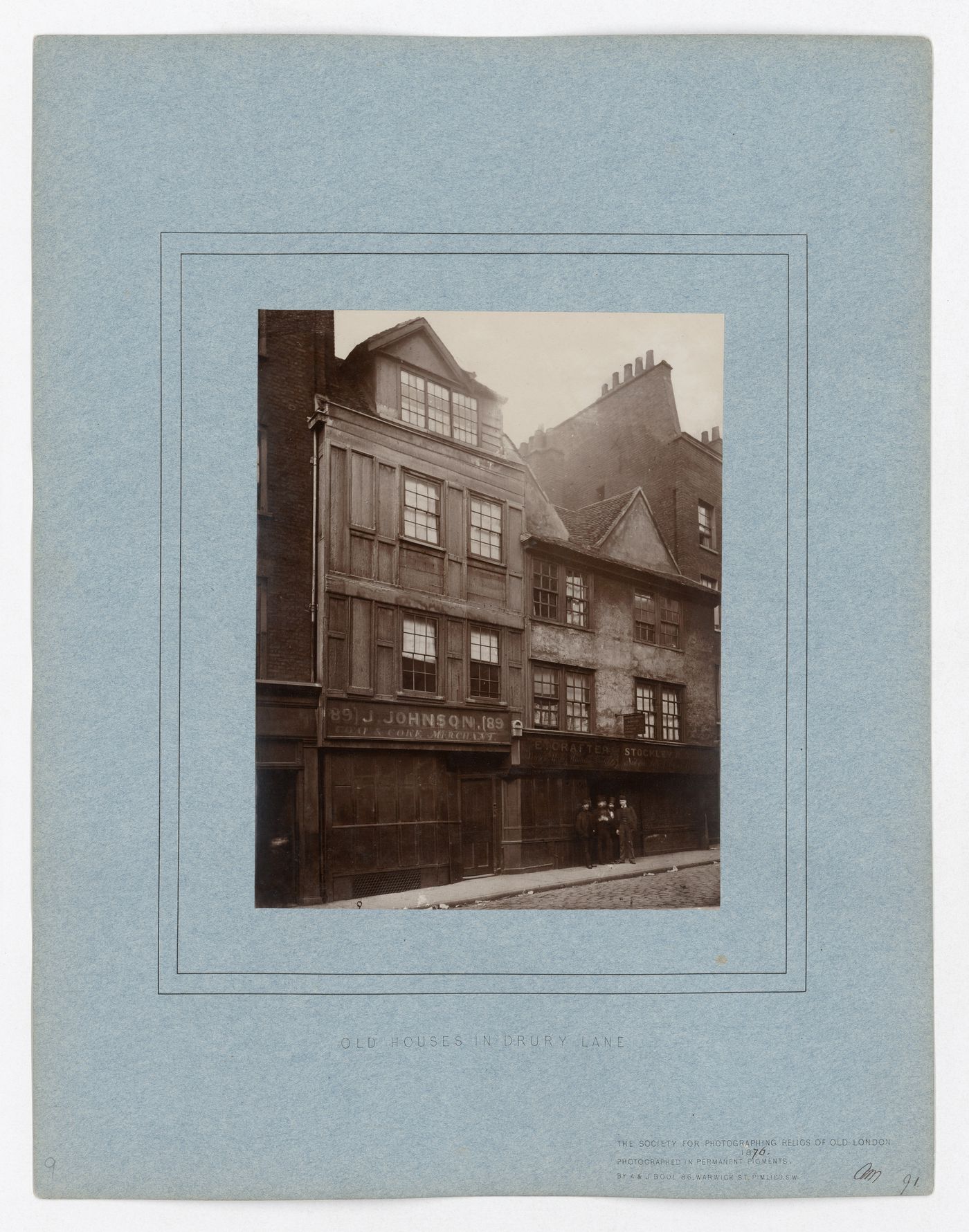 Old houses in Drury Lane