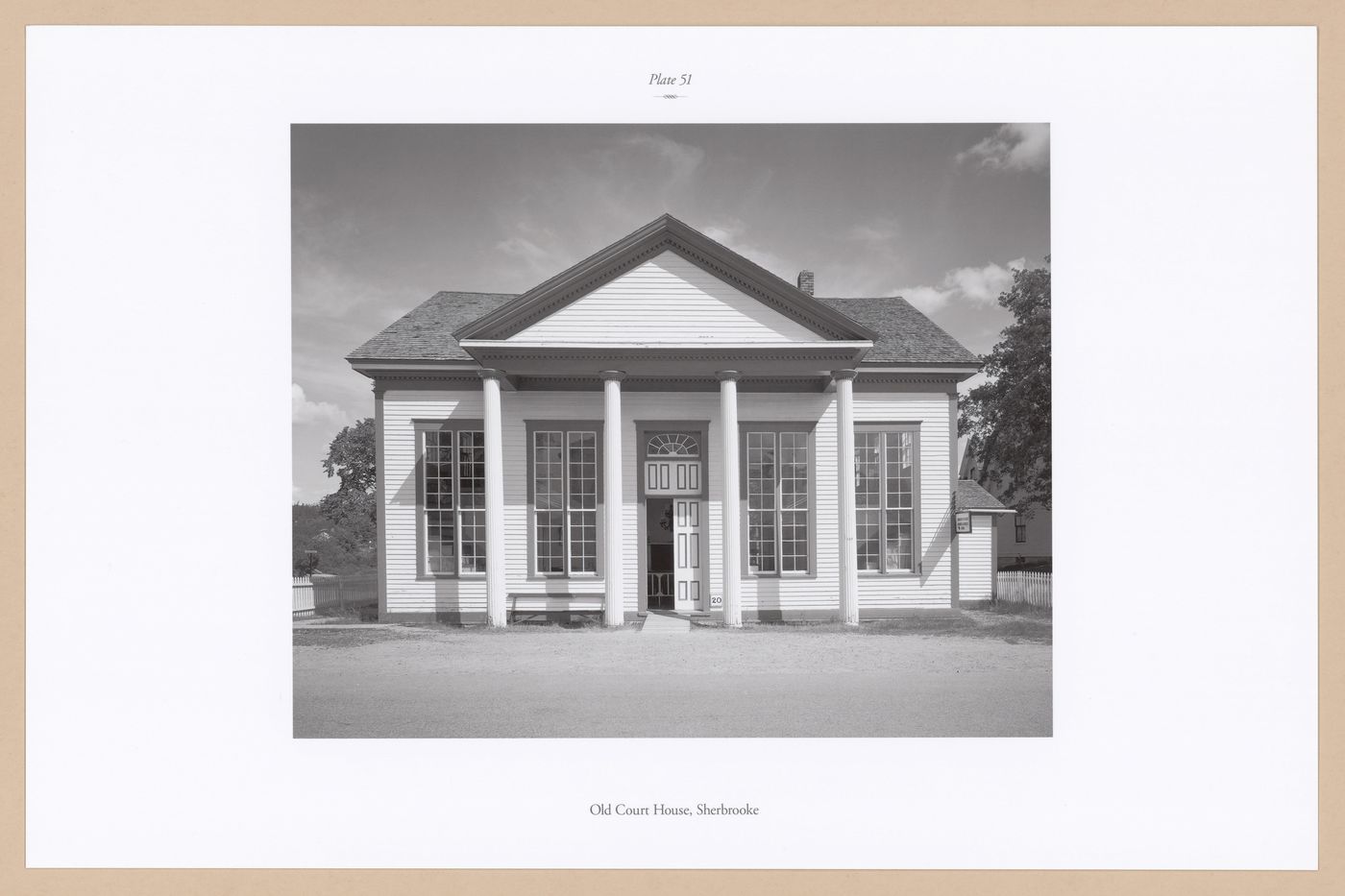 Plate 51: Sherbrooke Court House, Sherbrooke, from the portfolio, A Nova Scotia Archive