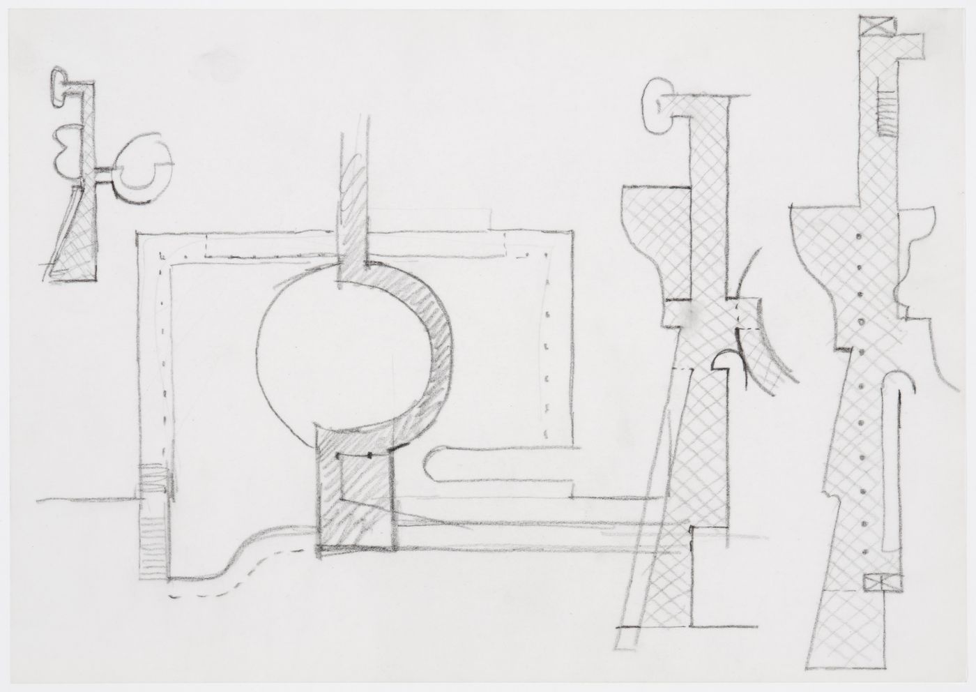 Staatsgalerie, Stuttgart, Germany: Sketch plans