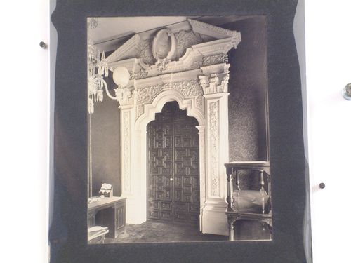 Interior view of the Casa de los Azulejos (also known as the House of the Conde del Valle de Orizaba) showing the entrance of the Capilla domestica, Mexico City, Mexico