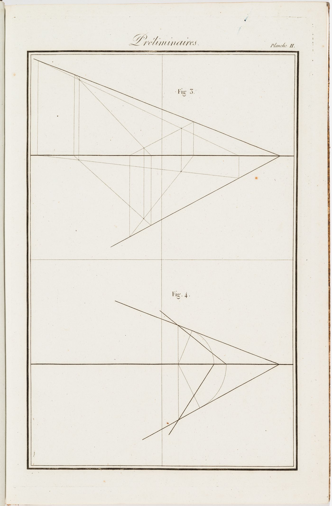 "Préliminaires": two geometry exercises