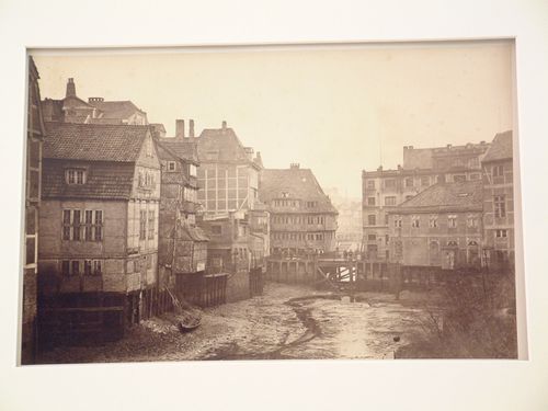 Theerhof bridge, Sulze residential section, Hamburg, Germany