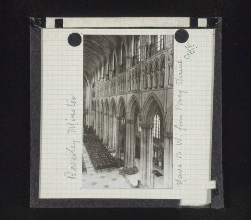 View of nave of Beverley Minster, Beverley, Yorkshire, England