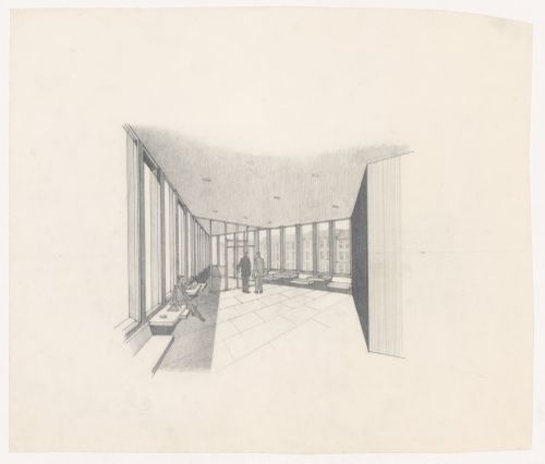 Interior perspective for United States Embassy, Oslo, Norway