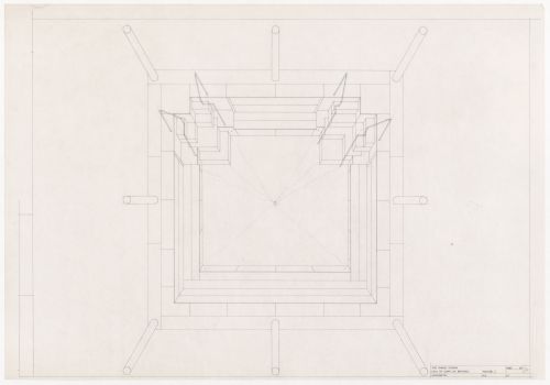 Axonometric view for Casa J. M. Teixeira, Quinta do Forno, Briteiros - Guimarães, Portugal
