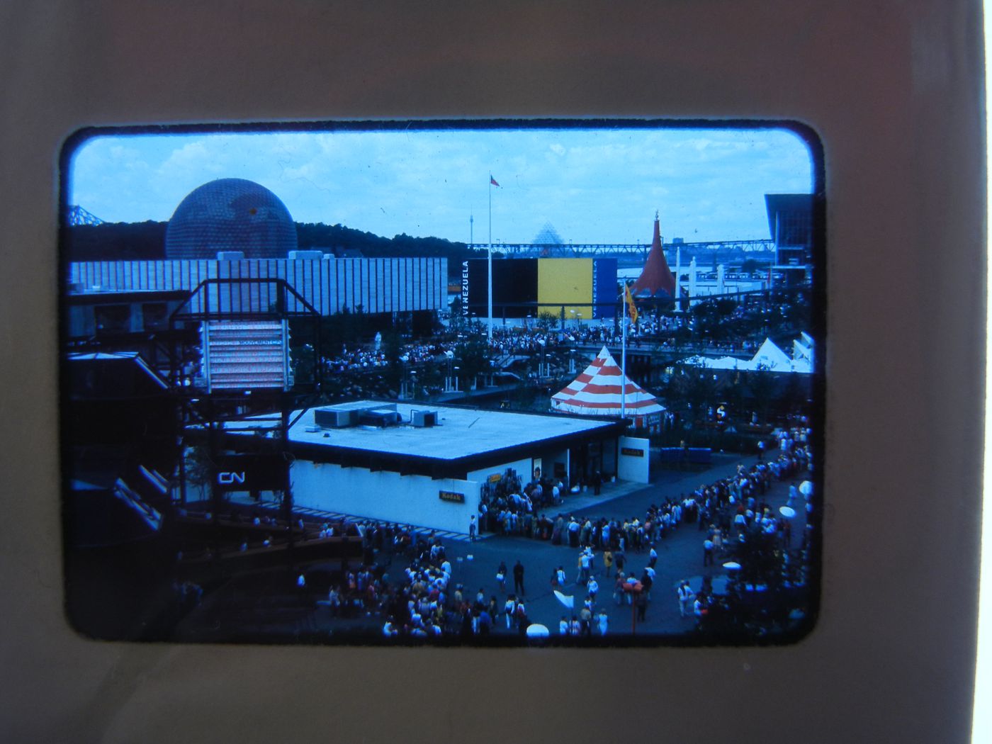 Partial view of the Île Notre-Dame site, Expo 67, Montréal, Québec