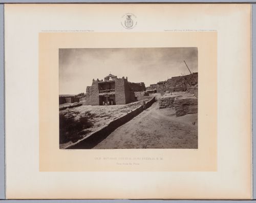 View of the mission church Nuestra Señora de Guadelupe, Zuni, New Mexico, United States