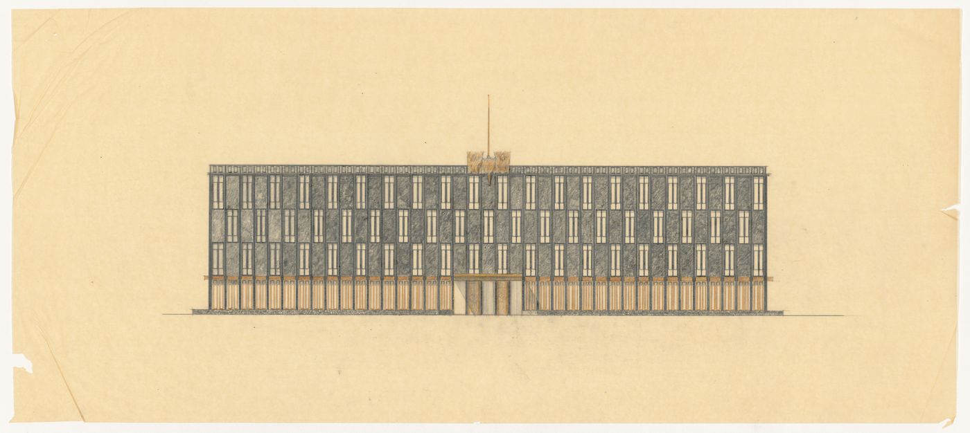 Elevation for United States Embassy, Oslo, Norway