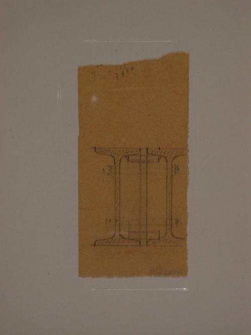 Drwgs rel.to Chateau deLanchneil(?)-iron structure detail