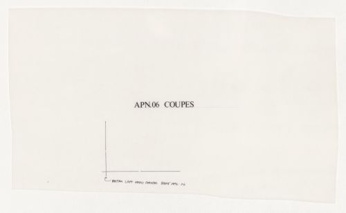Caption for competition drawings, from the project file "Hamma Government Complex"