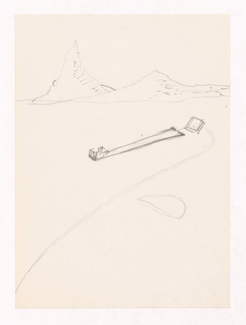 Sketch axonometric view for Restaurante Pico do Areeiro, Madeira, Portugal