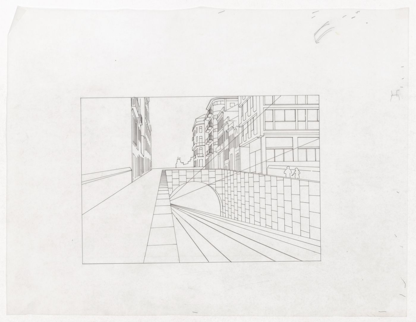 Perspective for Concurso para o Metro do Porto, Porto, Portugal