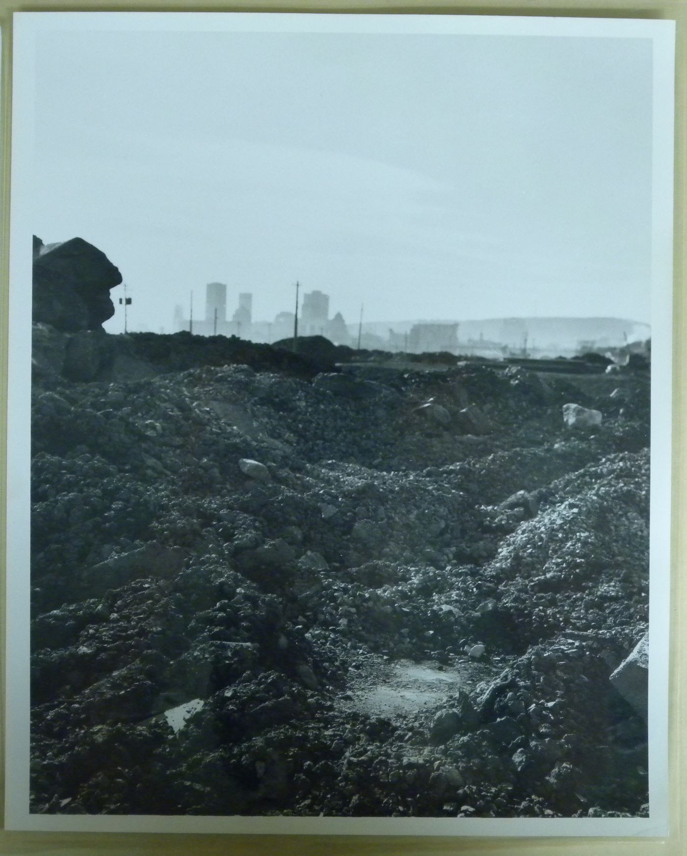 View of the construction site at an early stage, Expo 67, Montréal, Québec