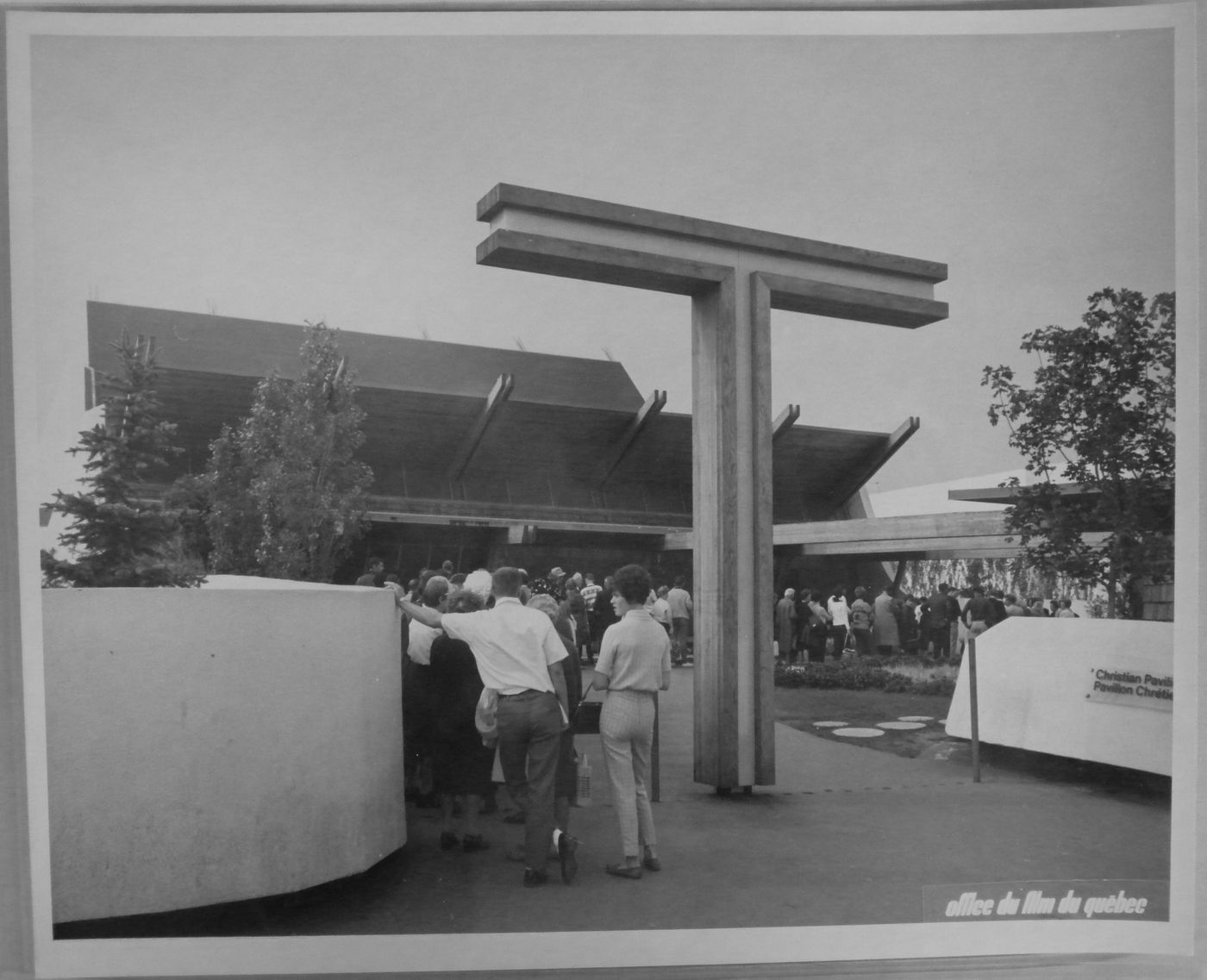 View of the Christian Pavilion, Expo 67, Montréal, Québec