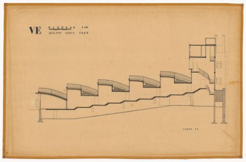 Section for Viviendas en el espacio, Buenos Aires, Argentina