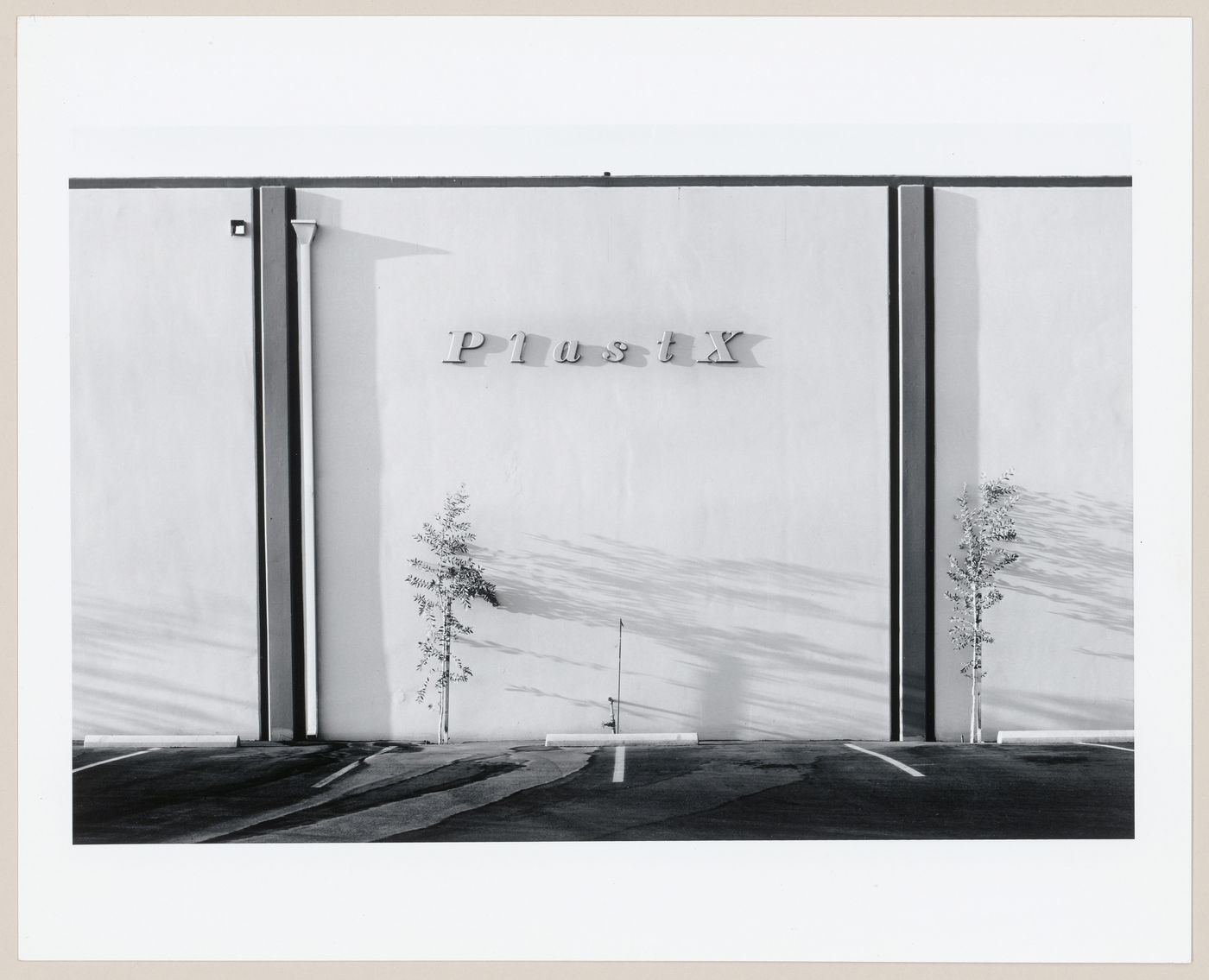 View of the south wall of PlastX, 350 Lear, Costa Mesa, California, United States, from the series “The new Industrial Parks near Irvine, California”