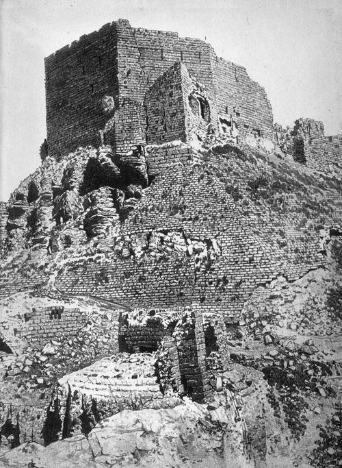 View of an archeological site near the Dead Sea, Israel
