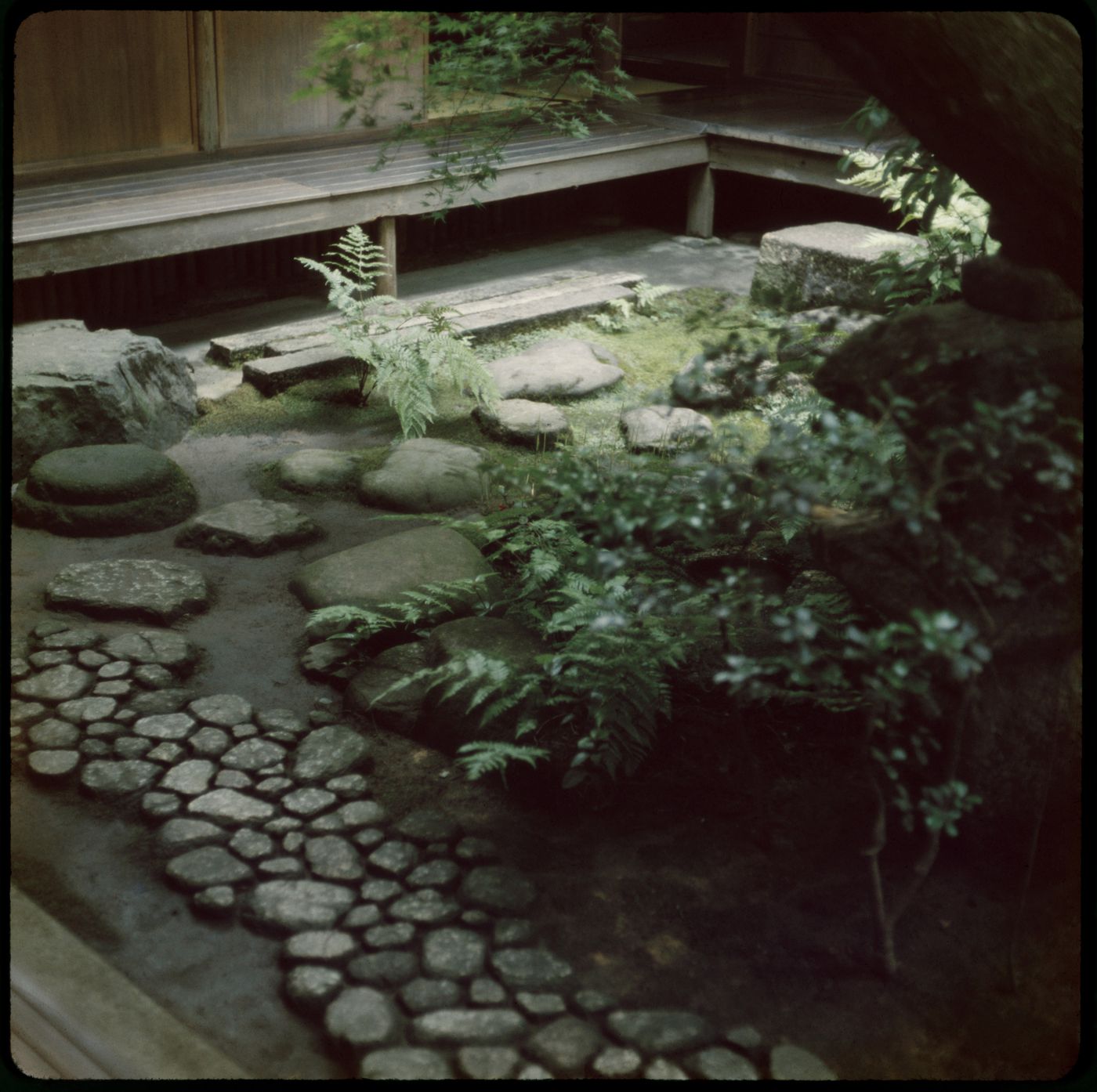 Stepping stones, Katsura Rikyu (also known as Katsura Imperial Villa), Kyoto, Japan