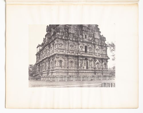 Tanjore. Great pagoda, west and south sides of basement of bimanum.