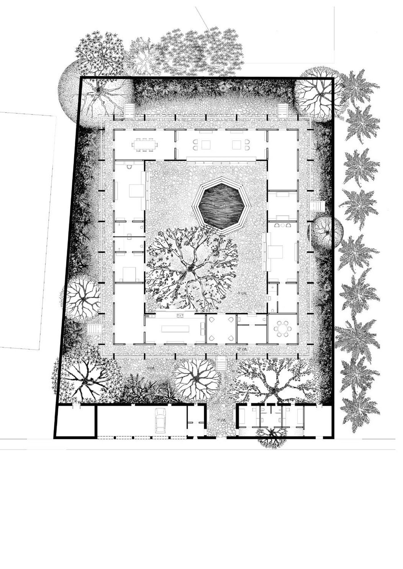 House in Chennai : plan