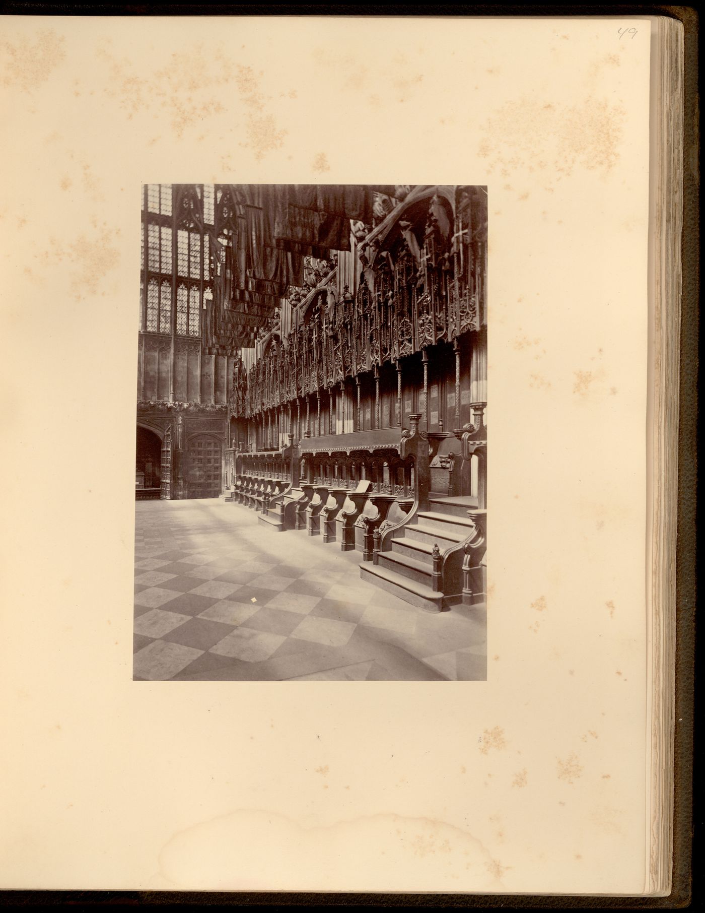 Plate from book ''The Abbey and Palace of Westminster''