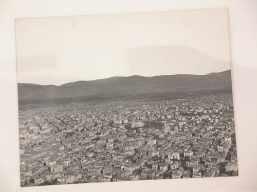 Aerial view of an unidentified city