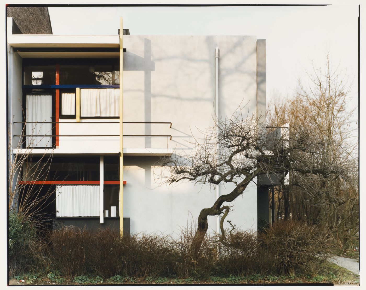 Exterior view of the southwest façade of Schröder House, Utrecht, Netherlands