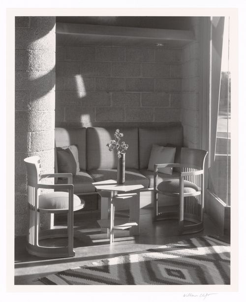 Interior banco, from the series The David and Gladys Wright House