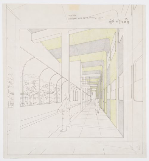 Southgate Housing, Phases I and IA, Runcorn, England: perspective