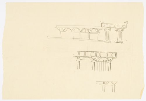Athens Airport: Conceptual Elevation Sketches