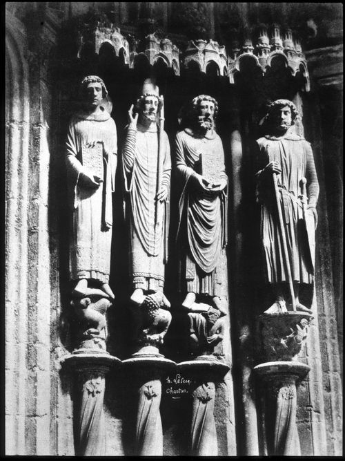 Plate from portfolio ''Details of Chartres Cathedral''
