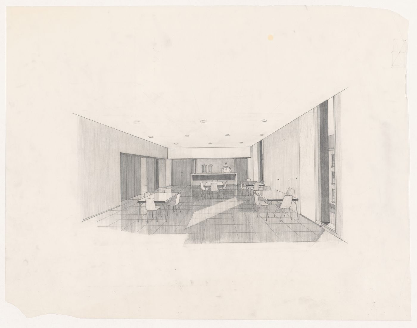 Interior perspective for United States Embassy, Oslo, Norway