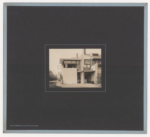 Exterior view of the northeast façade of Schröder House, Utrecht, Netherlands