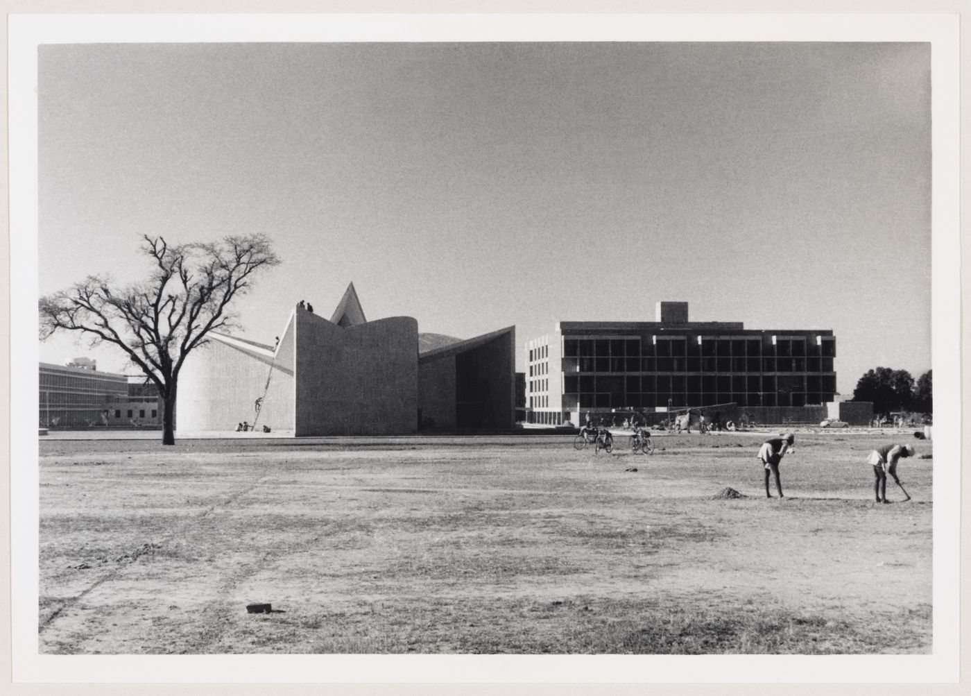 View of Gandhi Bhawan, Punjab University, Chandigarh, India