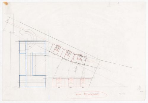 Sketch floor plan for Plano Urbanístico Boulevard Brune, Paris, France